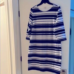 New Striped Black and White Dress